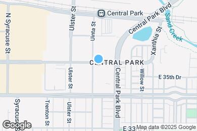 Map image of the property - 8220 E 36th Ave