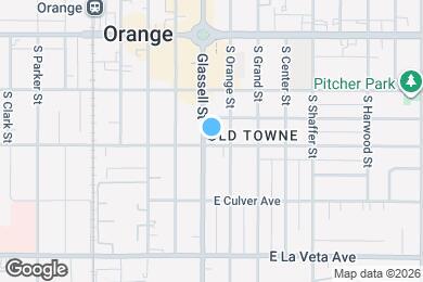 Map image of the property - 291 S Glassell St