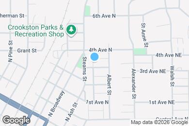 Map image of the property - 215 3rd Ave N
