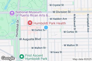 Map image of the property - 2807 W Cortez St