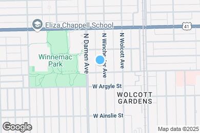 Map image of the property - 5042 N Winchester Ave