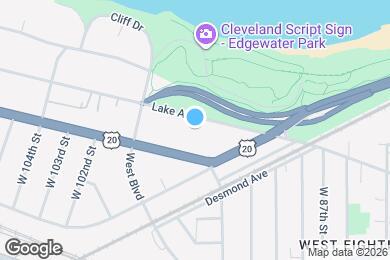 Map image of the property - 9725 Lake Ave