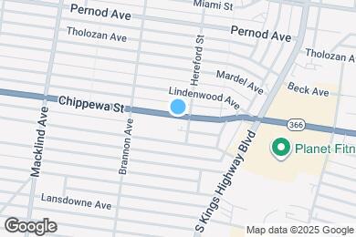 Map image of the property - 5012 Chippewa St