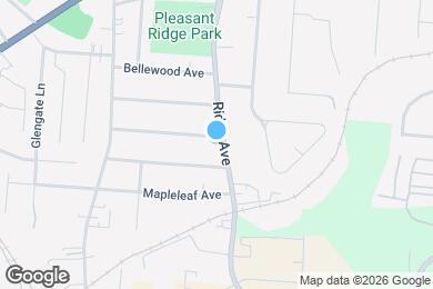 Map image of the property - 5651 Ridge Ave