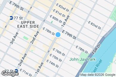 Map image of the property - 1492 1st Ave