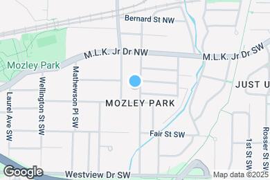 Map image of the property - 123 Chicamauga Ave SW