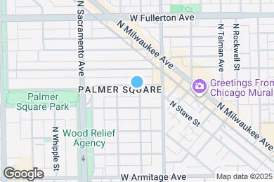 Map image of the property - 2839 W Palmer St