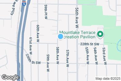 Map image of the property - 22705 58th Ave W