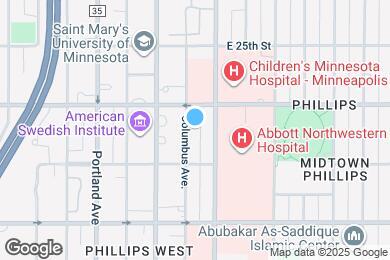 Map image of the property - 2621 Columbus Ave
