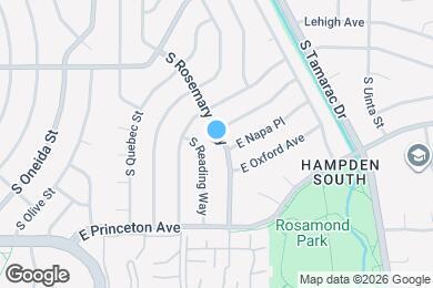 Map image of the property - 4063 S Rosemary Way