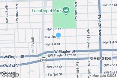 Map image of the property - 1542 NW 2nd St