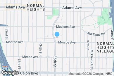 Map image of the property - 4525 35th St