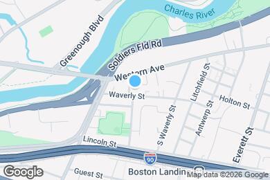 Map image of the property - 26 Waverly St