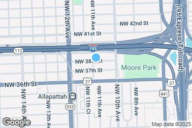 Map image of the property - 3725 NW 11th Ave