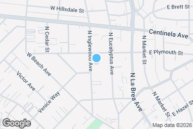 Map image of the property - 812 N Inglewood Ave