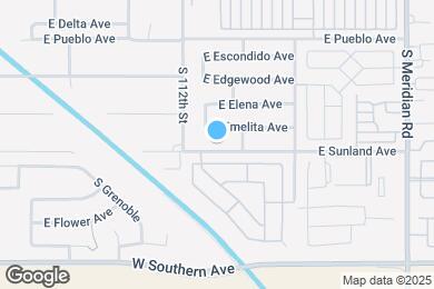 Map image of the property - 11240 E Sunland Ave