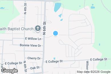 Map image of the property - 709 Princeton Hts Blvd