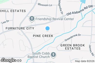 Map image of the property - 6192 Pine Bluff Ct