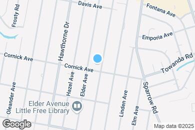 Map image of the property - 1331 Laurel Ave