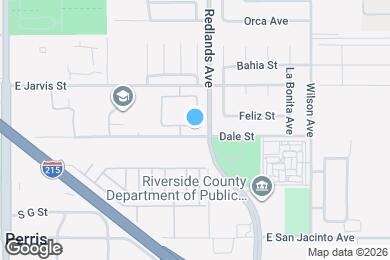 Map image of the property - Redlands Towne Square Apartments