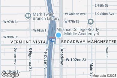 Map image of the property - 9905 S Broadway