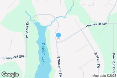 Map image of the property - 5120 E Shore Dr SW