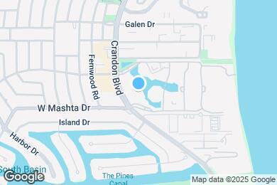 Map image of the property - 731 Crandon Blvd