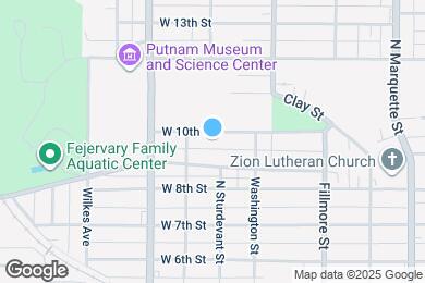 Map image of the property - 1603 W 10th St