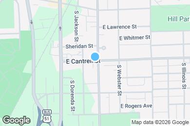 Map image of the property - 801 Cantrell Heights St
