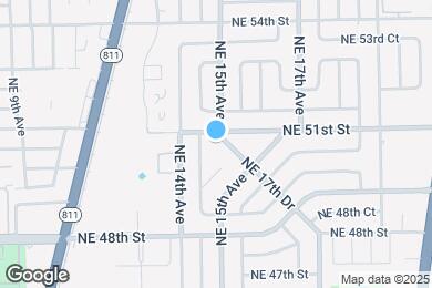 Map image of the property - 5095 NE 17th Dr