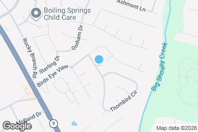 Map image of the property - 633 Thornbird Cir