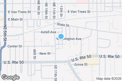 Map image of the property - 1109 Washington Ave