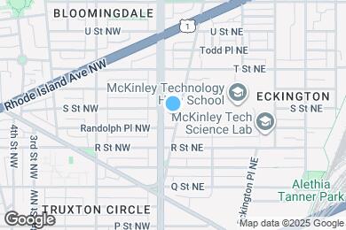 Map image of the property - Modern & Spacious Rental in the Heart of Washington, DC!
