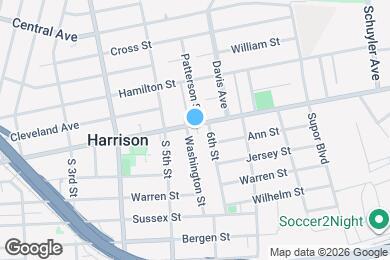 Map image of the property - 525 Harrison Ave