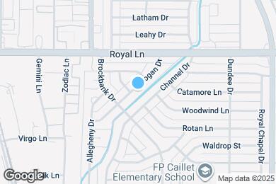 Map image of the property - 10734 Coogan Dr