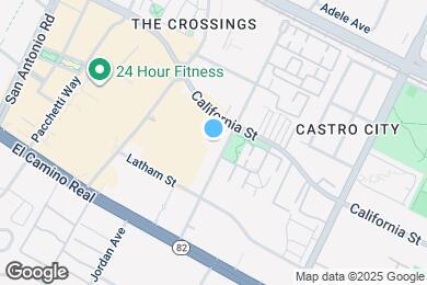 Map image of the property - 398 Ortega Ave