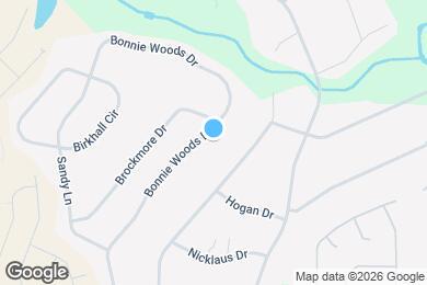 Map image of the property - 174 Bonnie Woods Dr