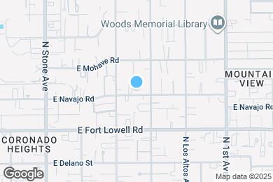 Map image of the property - 345 E Navajo Rd