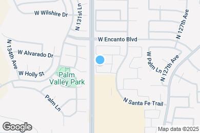 Map image of the property - 12925 W Palm Ln