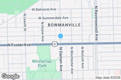 Map image of the property - 5210 N Damen Ave
