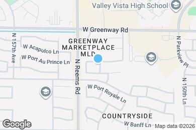 Map image of the property - 15457 W Port Au Prince Ln