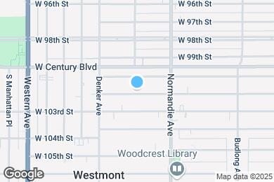 Map image of the property - 1459 W 102nd St
