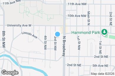 Map image of the property - 708 3rd St NW