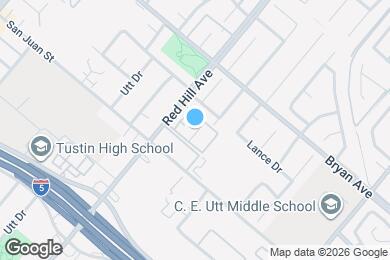 Map image of the property - 13664 Red Hill Ave