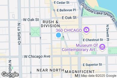 Map image of the property - 866 N Wabash Ave