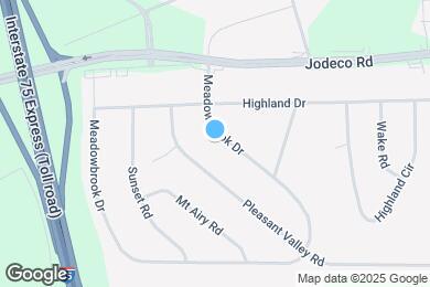 Map image of the property - 445 Meadowbrook Dr