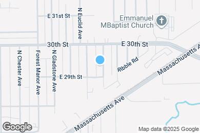 Map image of the property - 2922 N Drexel Ave