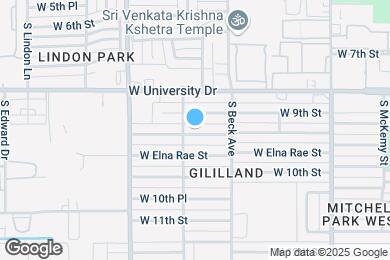 Map image of the property - 1238 W Romo Jones St