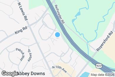 Map image of the property - 1109 Foxmeadow Dr