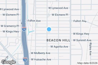 Map image of the property - 1041 W Kings Hwy